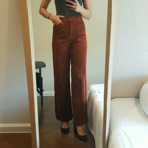 Vintage style corduroy pants